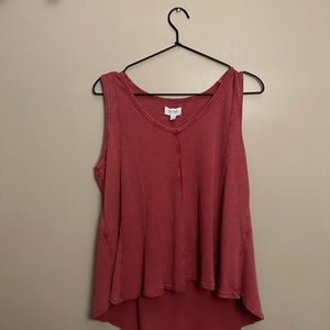 True Craft Basic Pink Tank Top